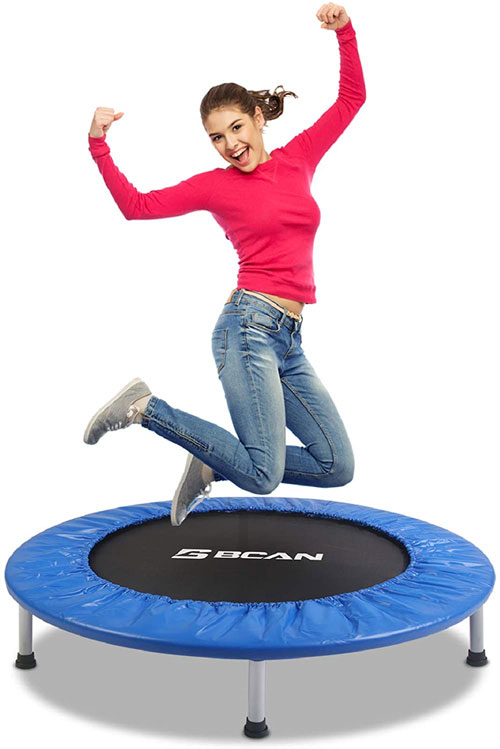 BCAN 38" Foldable Mini Trampoline