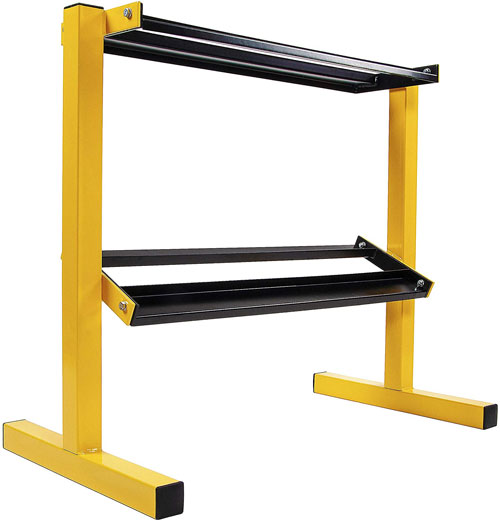 BalanceFrom 2 Tier Easy Grab Dumbbell Rack