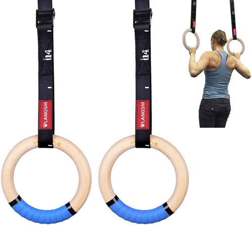 DYSD Wooden Gymnastic Rings