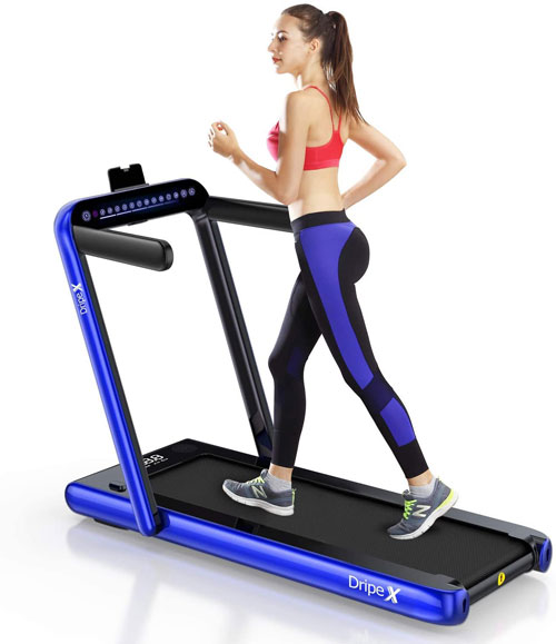 Dripex 2-in-1 Folding Treadmill