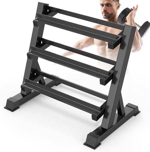 Dripex Adjustable 3 Tier Heavy Duty Dumbbell Rack