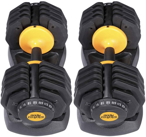 Iron Fitness adjustable dumbbells
