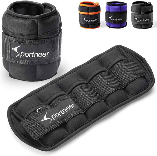 Sportneer Adjustable Ankle Weights Set