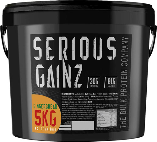 The Bulk Protein Company SERIOUS GAINZ Whey Protein Powder