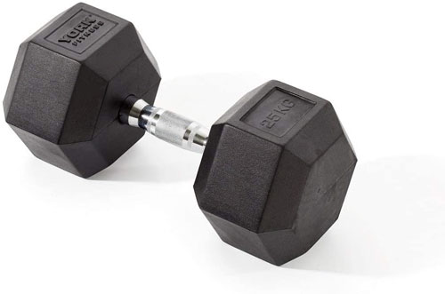 York Fitness Rubber Hex Dumbbells