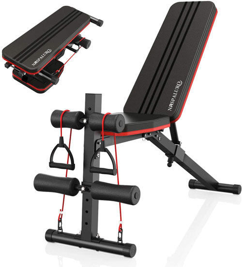 naspaluro Weight Bench Adjustable